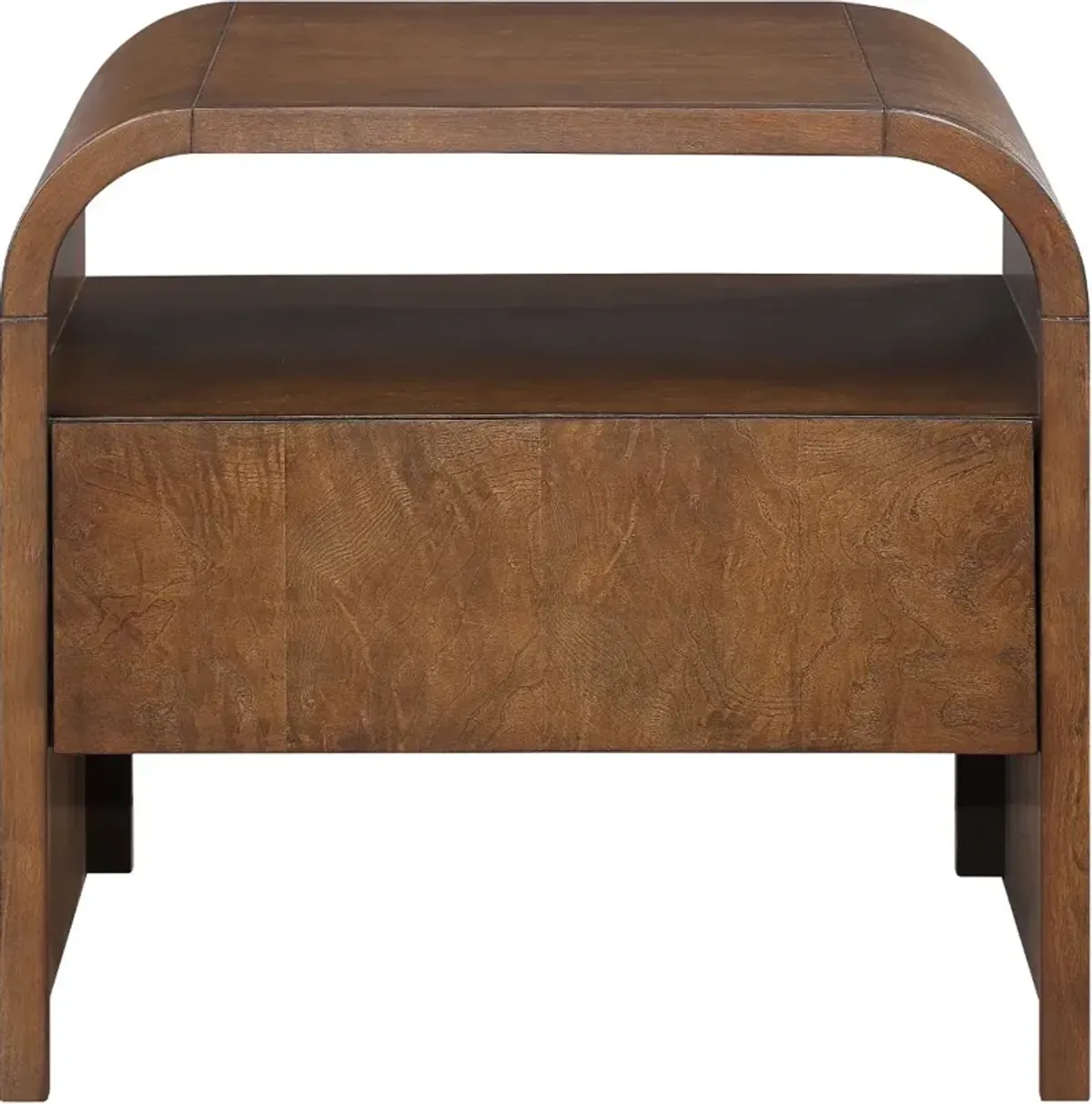 Giada Dark Oak Nightstand with Drawer