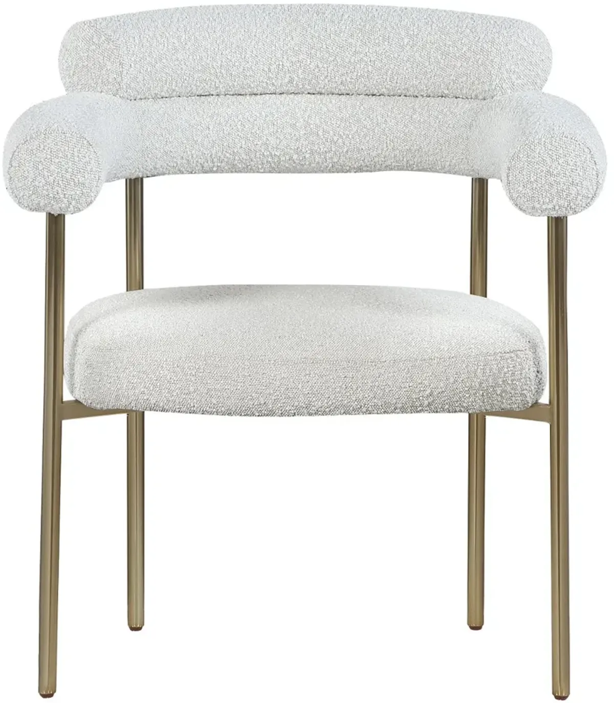 Blake Cream Boucle Upholstered Dining Chair, Set of 2