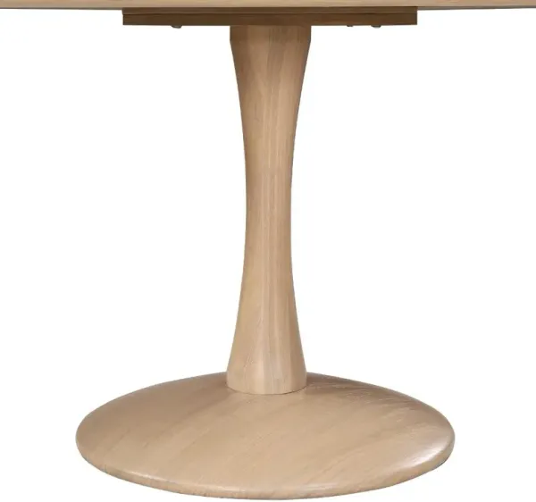 Holly 36" Natural Wood Round Dining Table