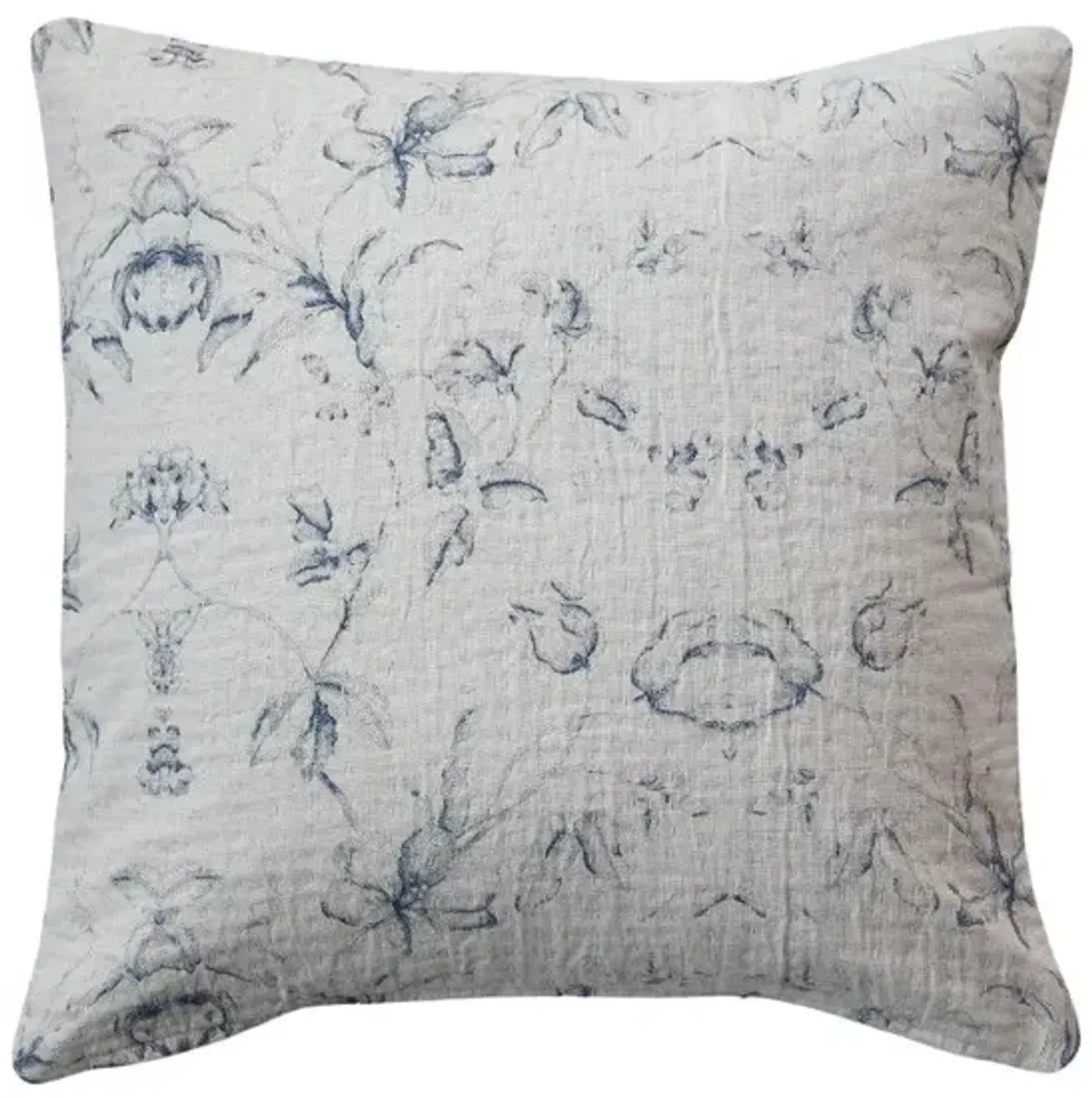 Floral Cotton Toss Pillow