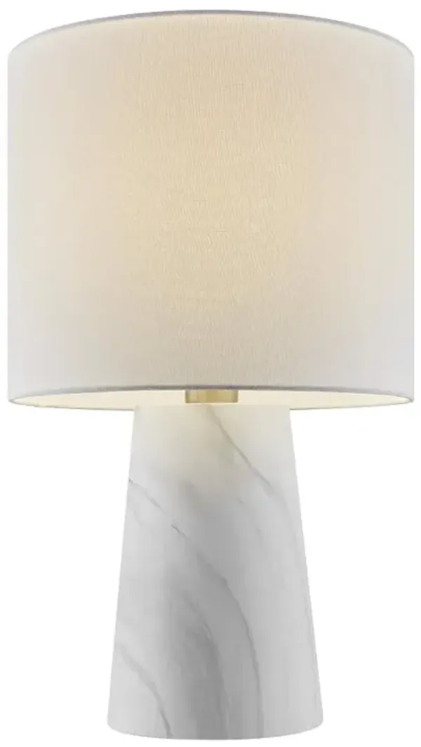 White Marble Table Lamp