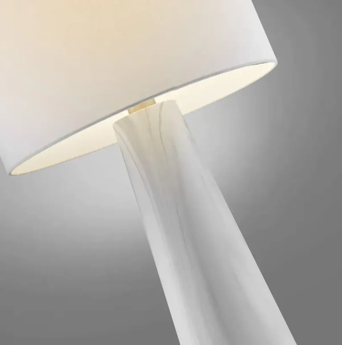 White Marble Table Lamp