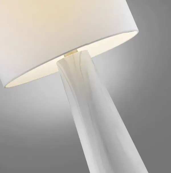 White Marble Table Lamp