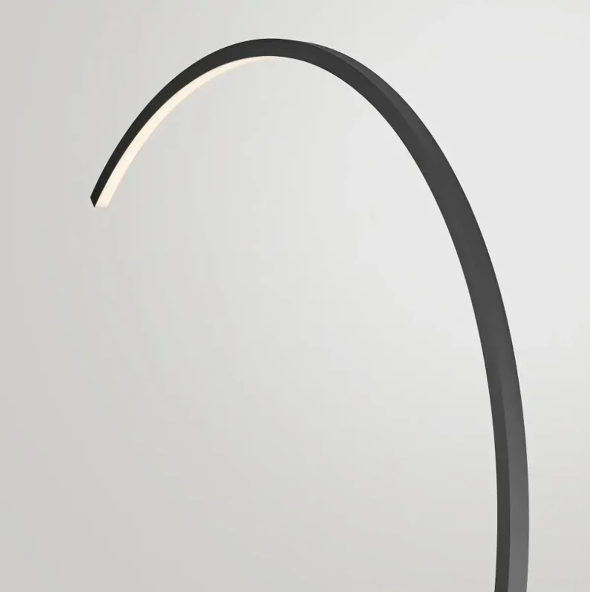 Black LED Circle Lamp