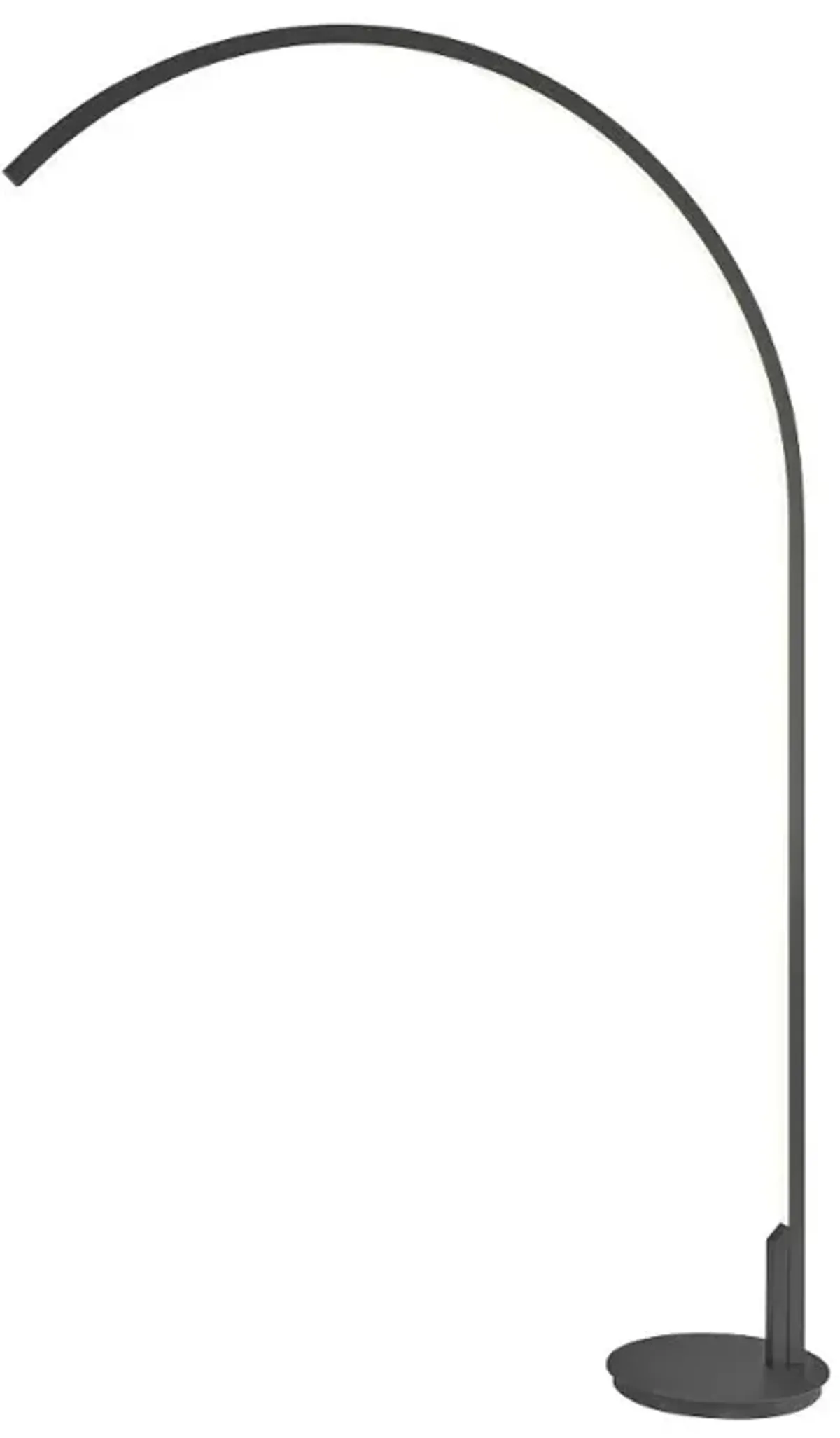 Black LED Circle Lamp