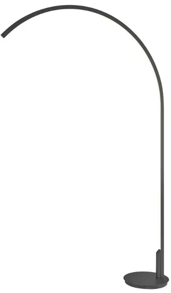 Black LED Circle Lamp