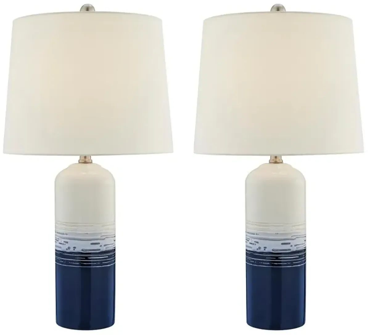Blue and White Ceramic Table Lamp
