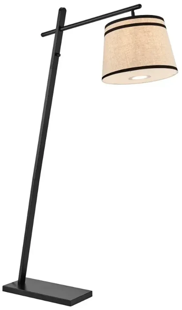 Black and Beige Floor Lamp