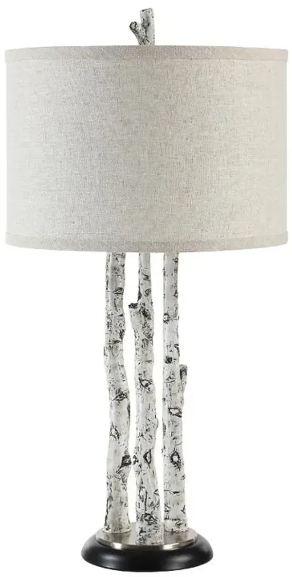 Naousa Whitewash Table Lamp