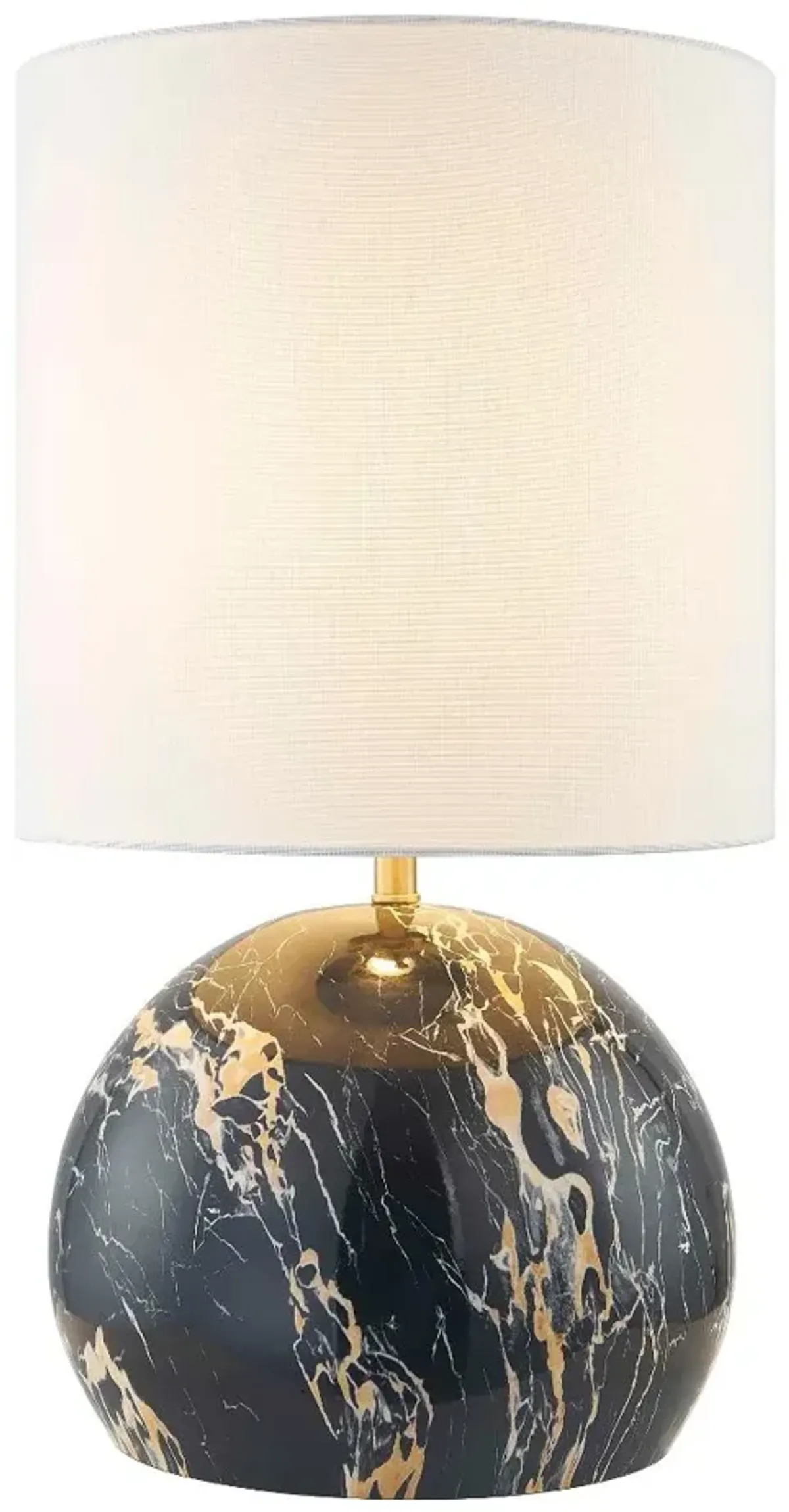 Black Marble Metal Table Lamp