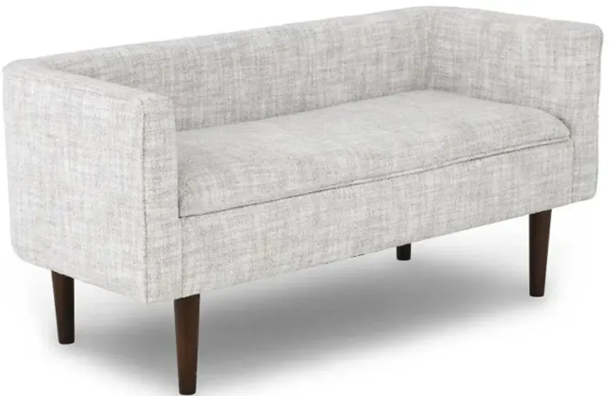 Off White Storage Bench