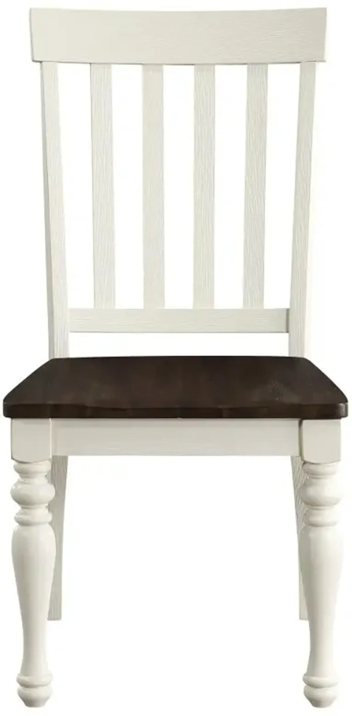 Joanna Brown and Off-White Side Chair
