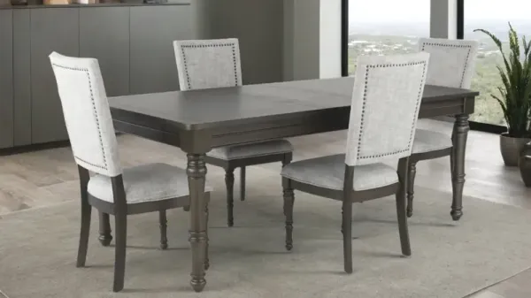 Linnett Gray 5 Piece Dining Set
