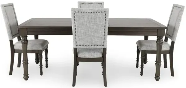 Linnett Gray 5 Piece Dining Set