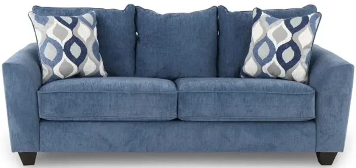 Clearview Blue Queen Sleeper Sofa