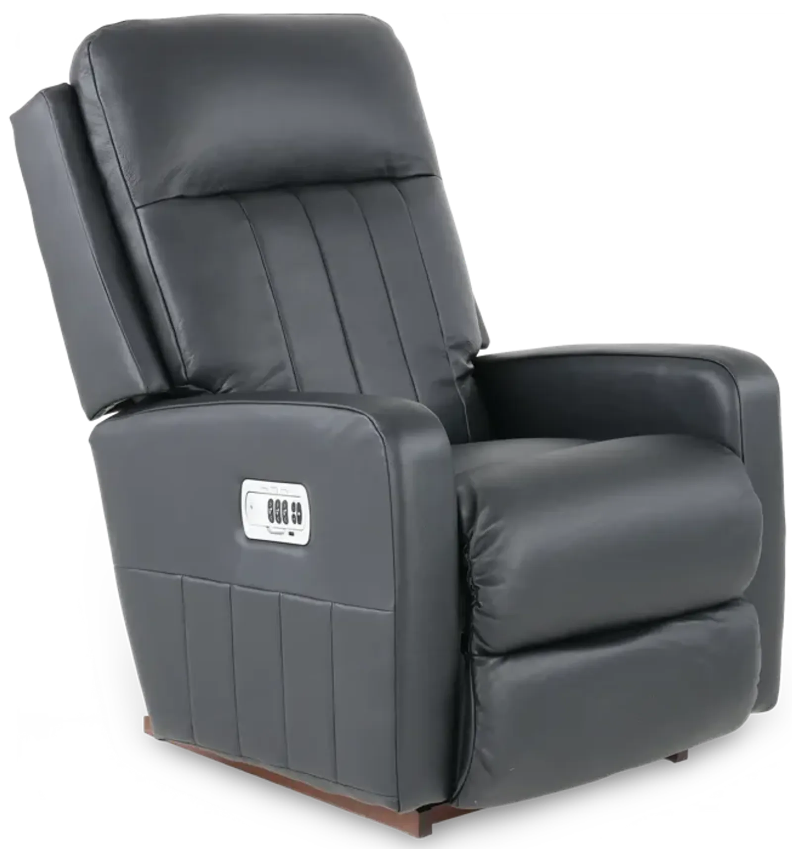 Finley Onyx Power Rocker Recliner with Adjustable Headrest and Lumbar Support