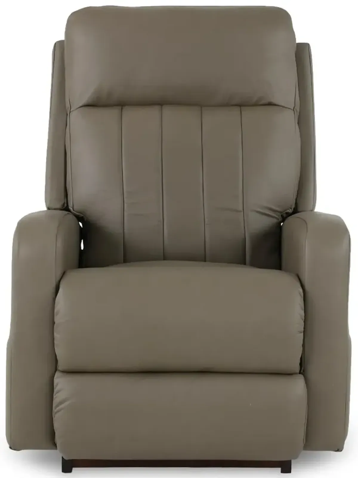 Finley Stone Light Gray Power Rocker Recliner with Adjustable Headrest and Lumbar Support