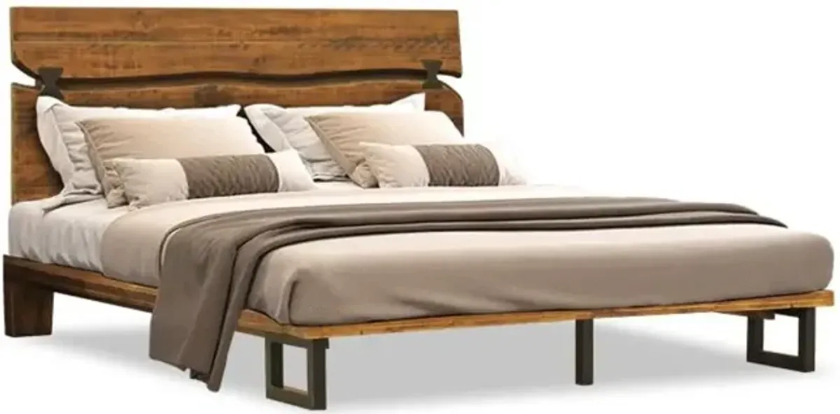 Natavia Brown Queen Bed