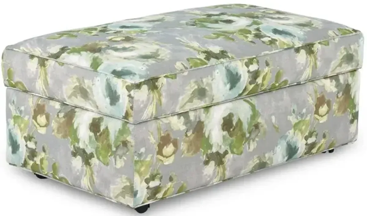 Meadowshire Floral Ottoman