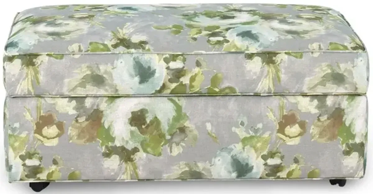 Meadowshire Floral Ottoman