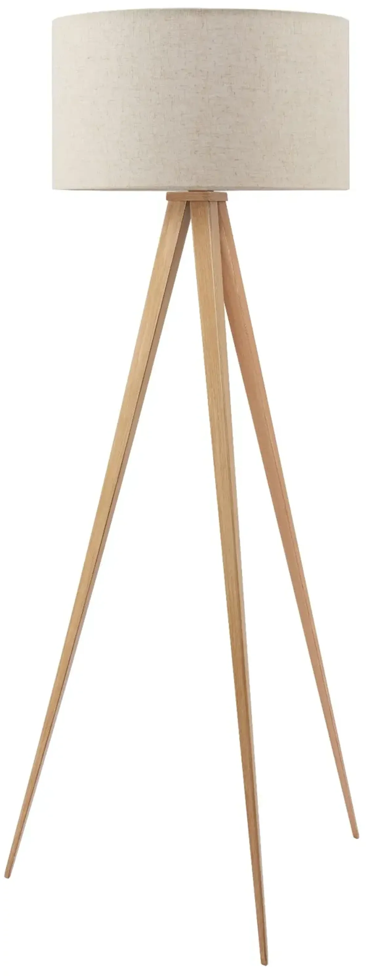 Imperial Beige & Natural Floor Lamp
