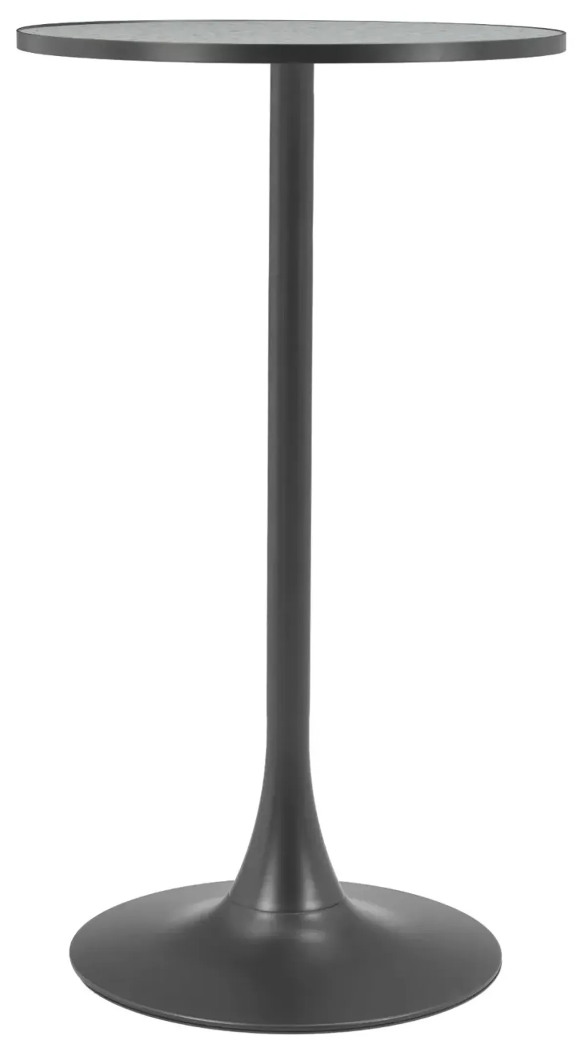 Bite Gray and Black Bar Table