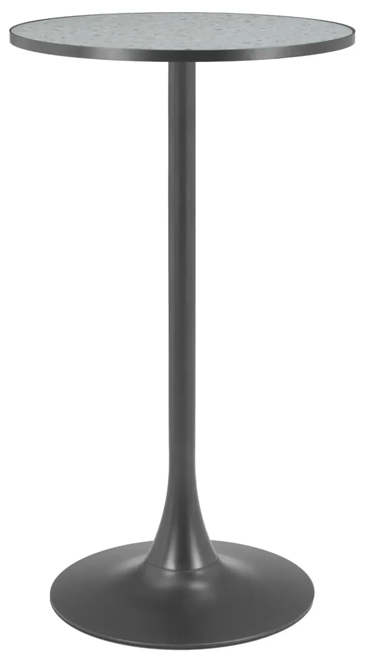 Bite Gray and Black Bar Table