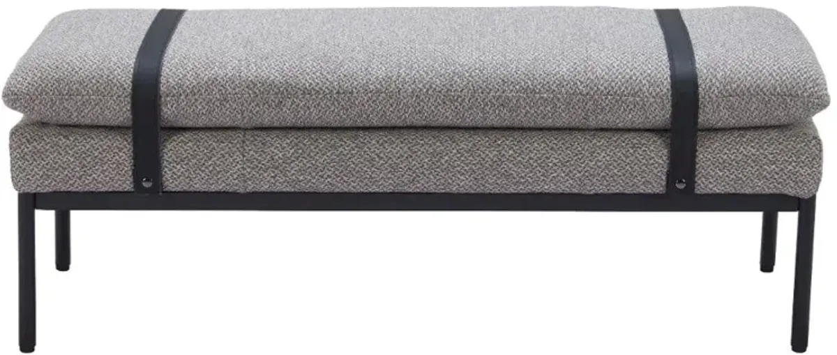 Padd Gray Accent Bench