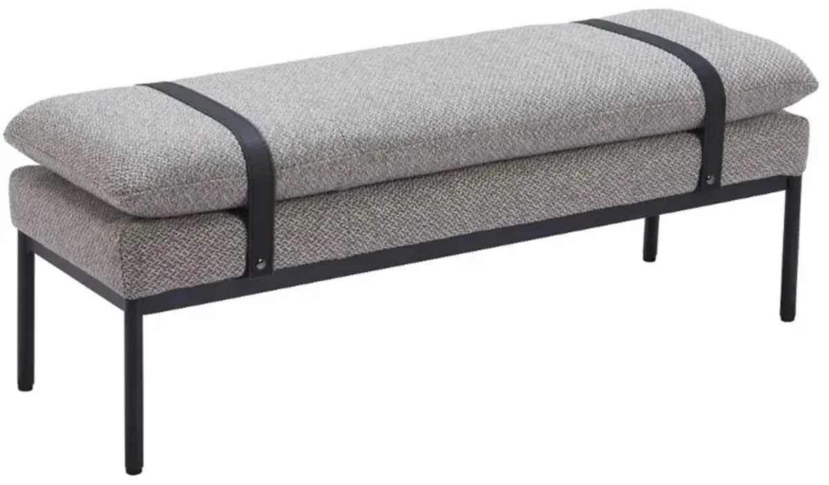 Padd Gray Accent Bench