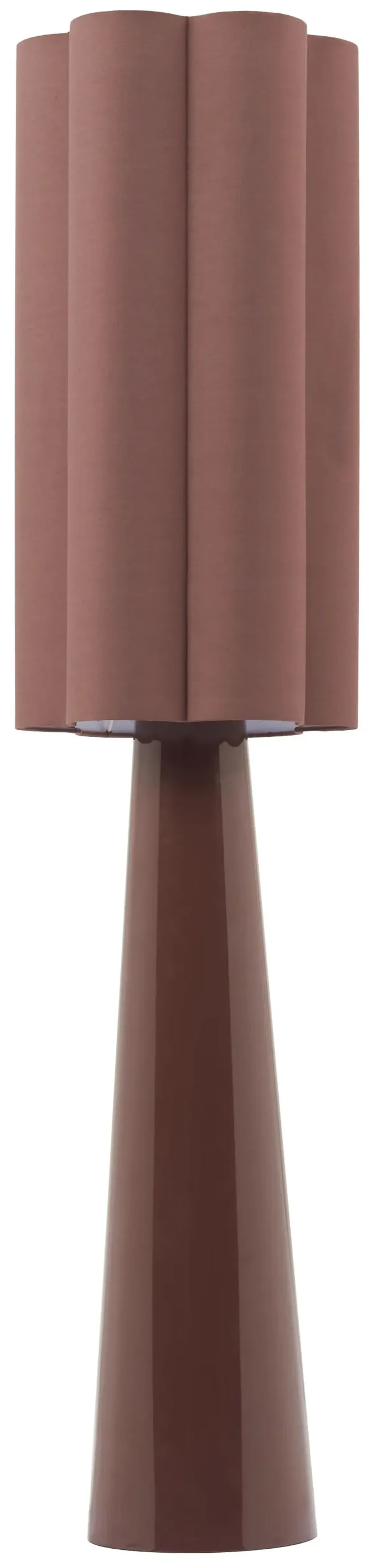 Violet Brown Floor Lamp