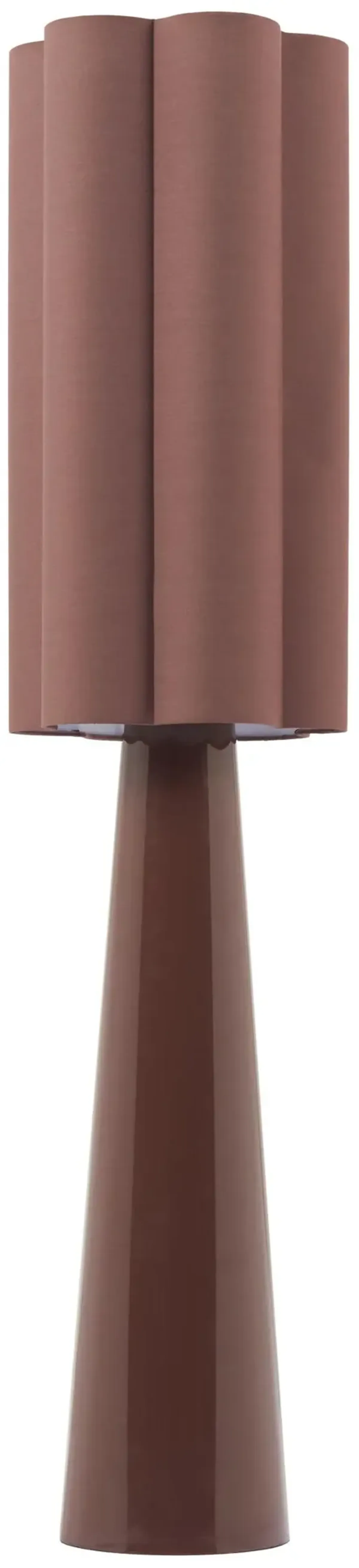 Violet Brown Floor Lamp