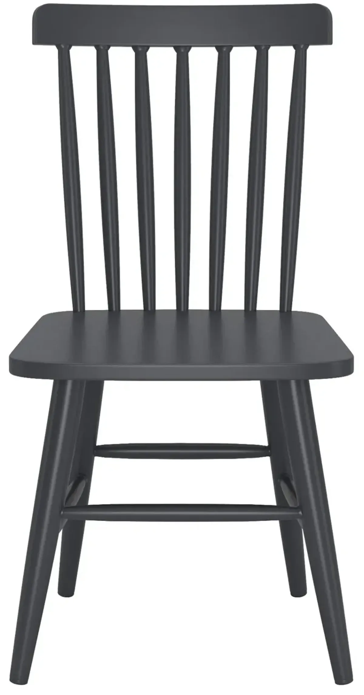 Zeilen Black Metal Patio Dining Chair