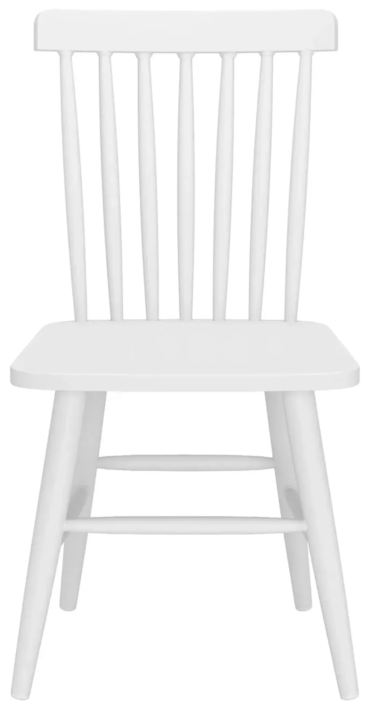 Zeilen White Metal Patio Dining Chair