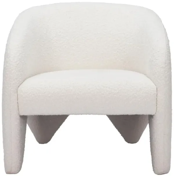Lopta White Accent Chair