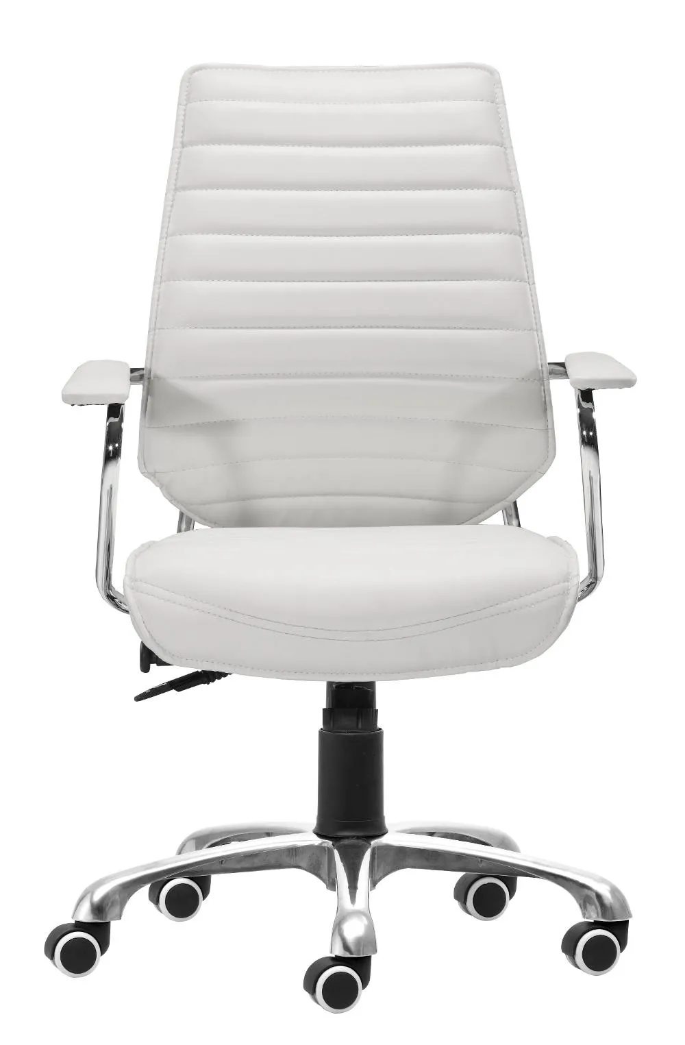 Enterprise White Low Back Office Chair