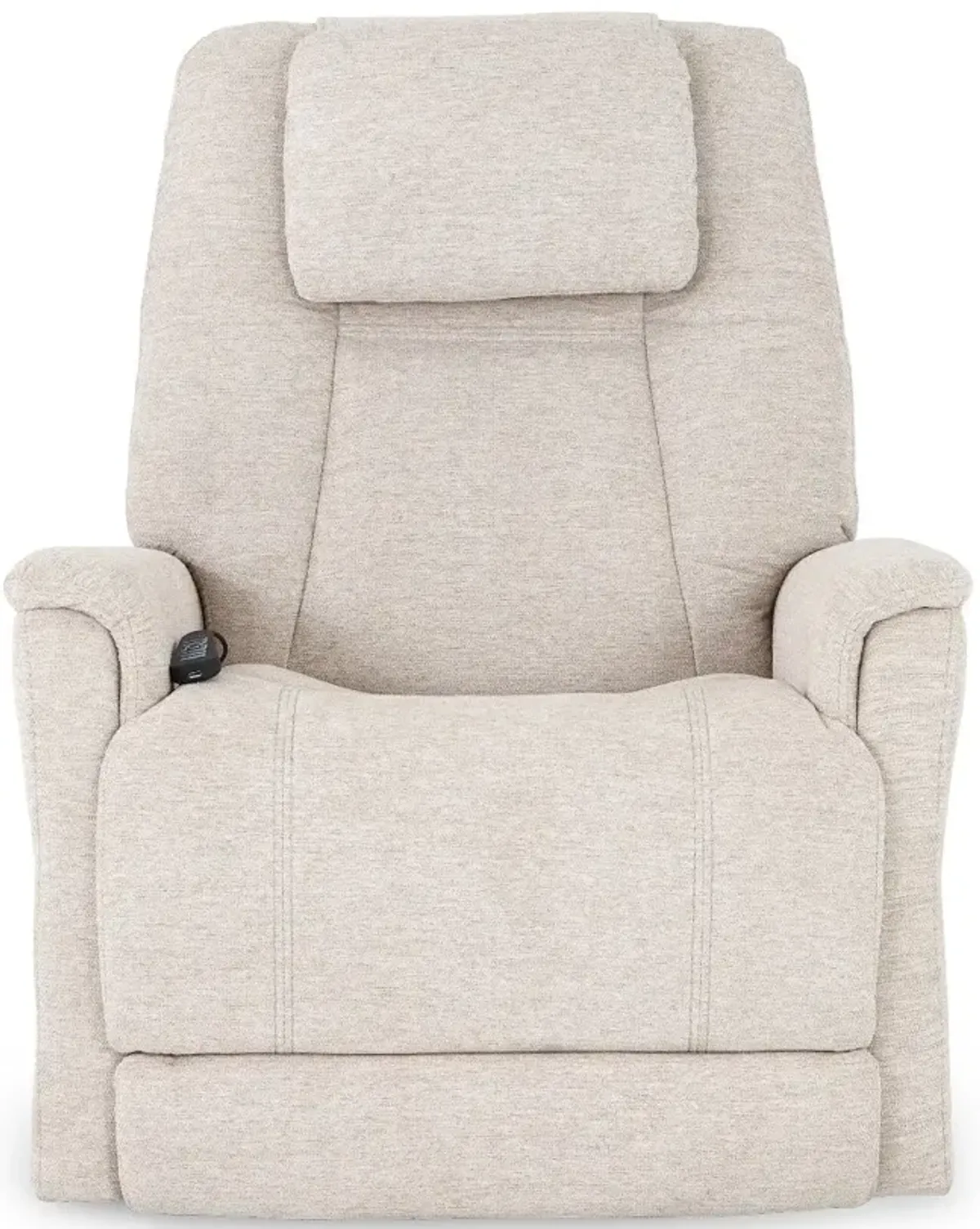 Zecliner 3+ Cream Power Rocker Recliner with Heat and Massage