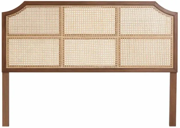 Hermione Walnut Bamboo Queen Headboard