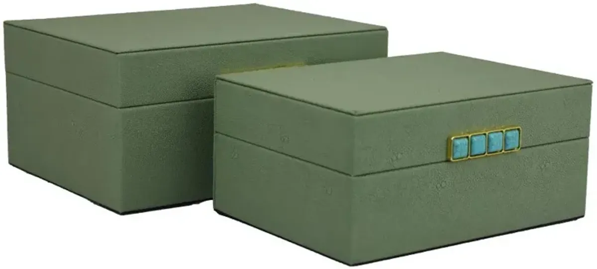 Small Green Decorative Box