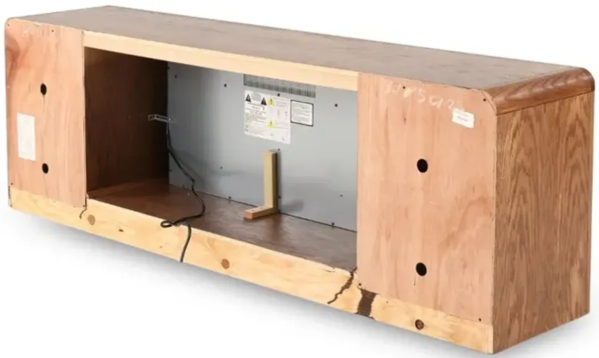 Haven Brown Fireplace TV Stand