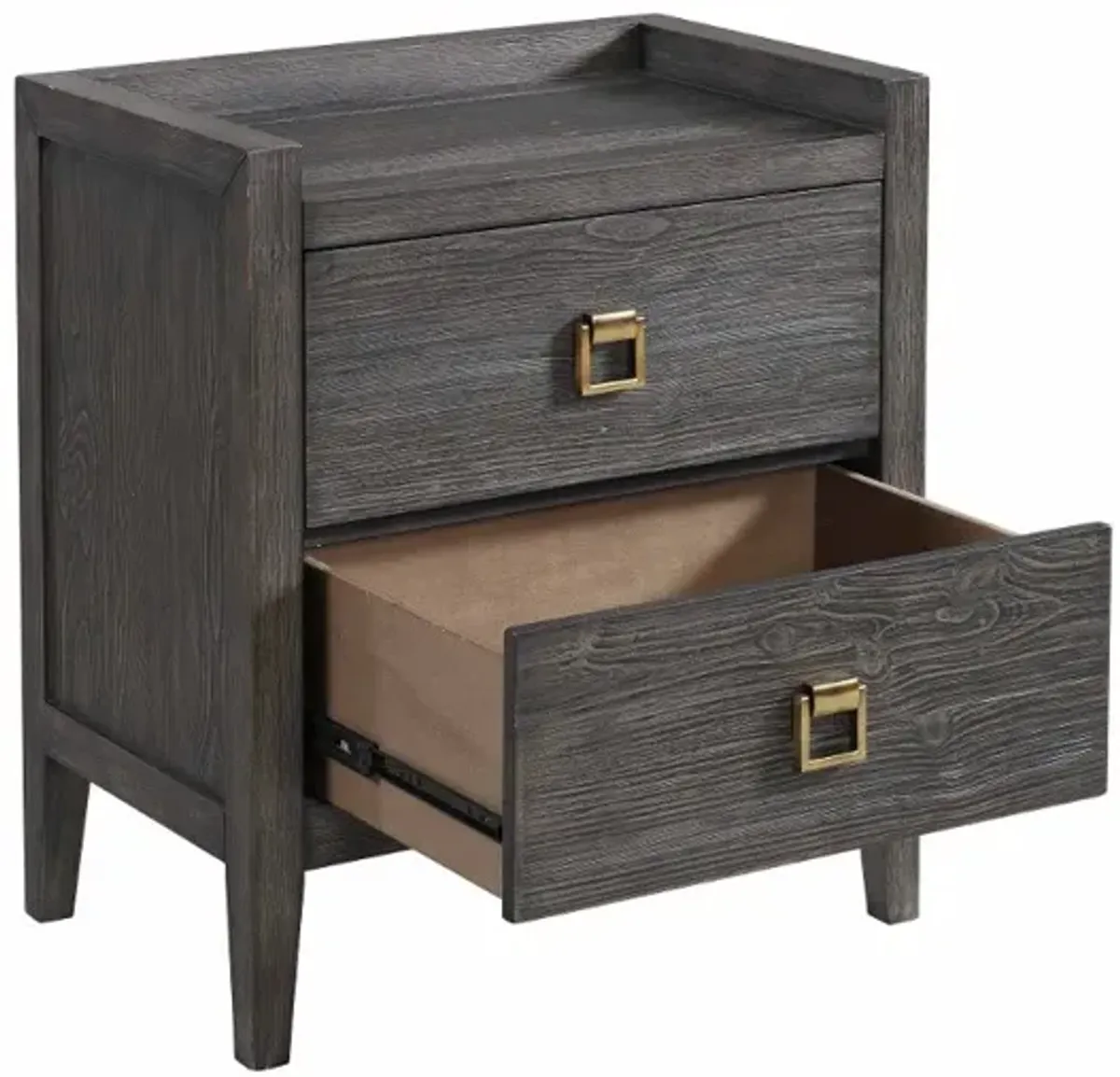 Portia Black Nightstand