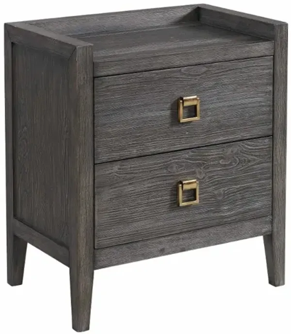 Portia Black Nightstand