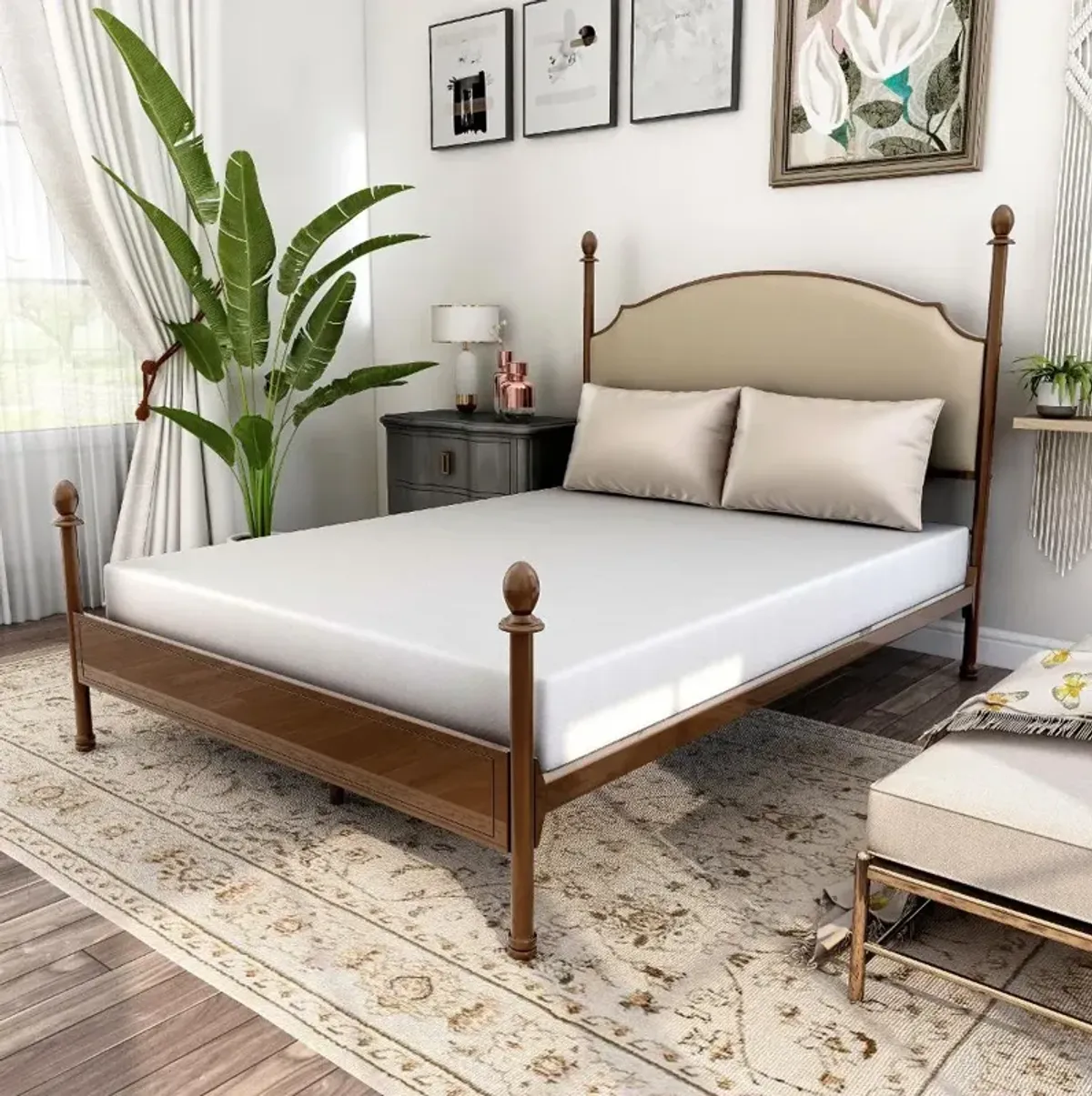 Zinnia 6-inch Hypoallergenic Gel Memory Foam Queen Mattress