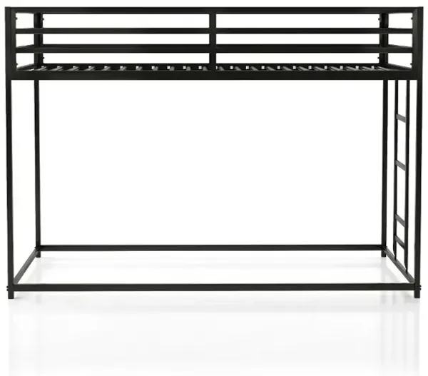 Jackson Black Metal Twin over Twin Low Profile Bunk Bed