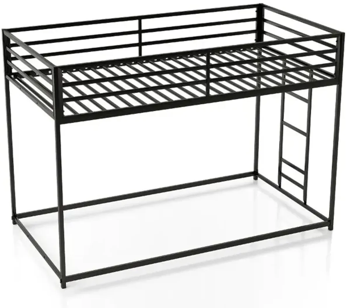 Jackson Black Metal Twin over Twin Low Profile Bunk Bed