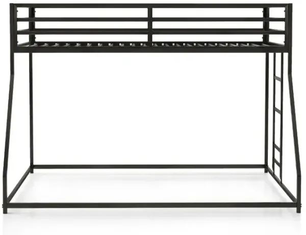 Jackson Black Metal Twin over Full Low Profile Bunk Bed