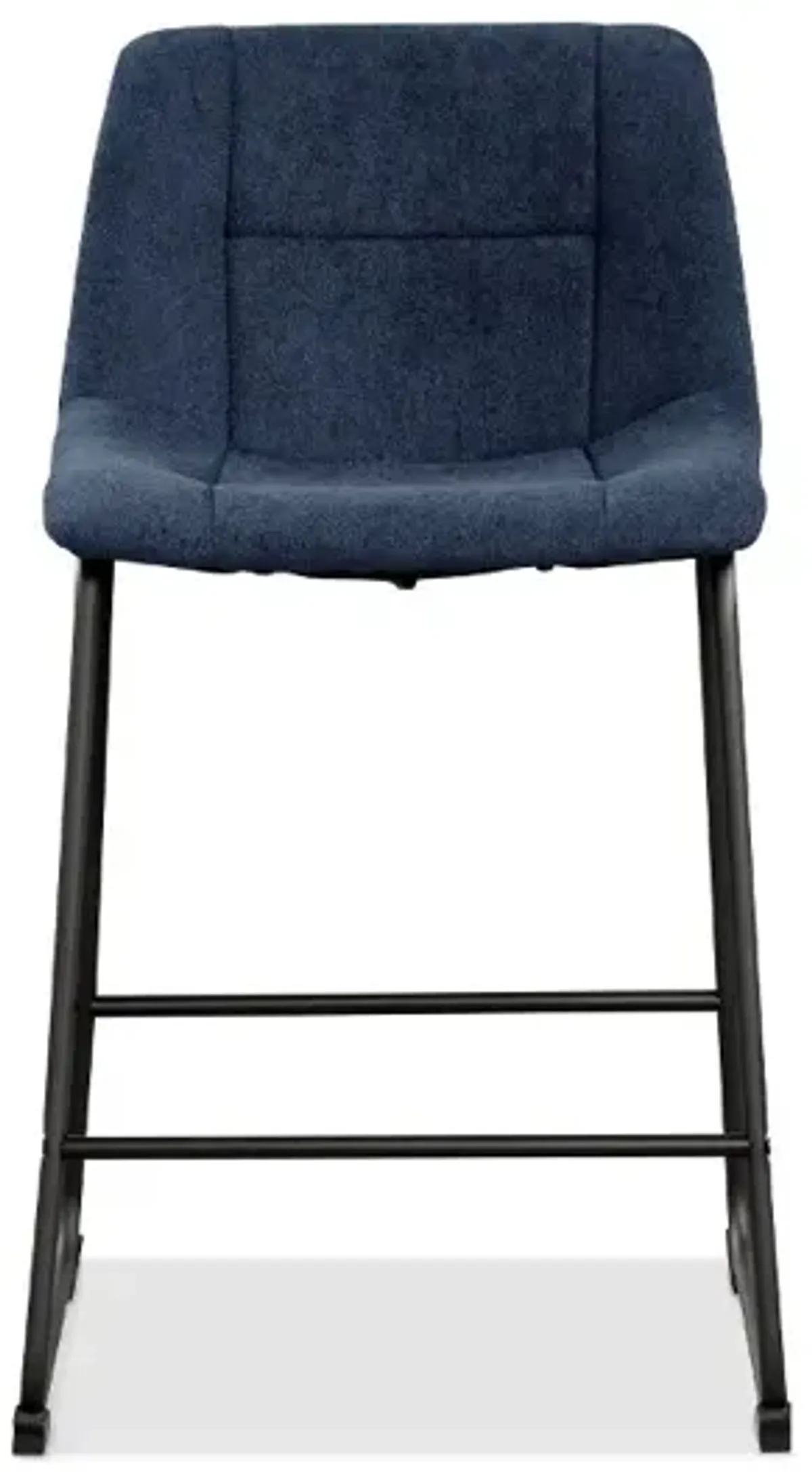 Eamon Blue Counter Height Stools, Set of 2