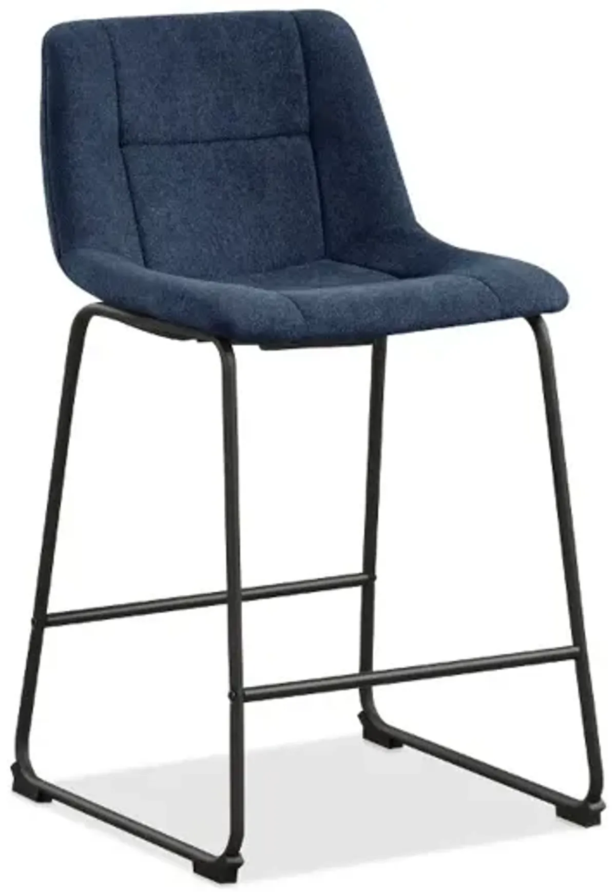 Eamon Blue Counter Height Stools, Set of 2