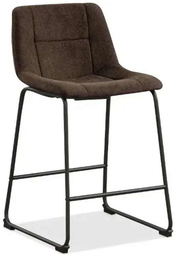 Eamon Brown Counter Height Stools, Set of 2