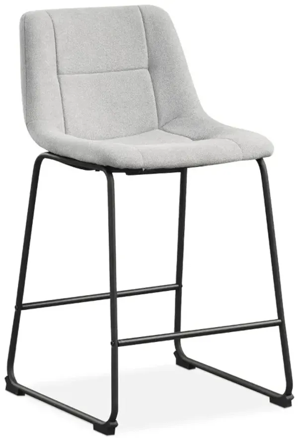Eamon Gray Counter Height Stools, Set of 2