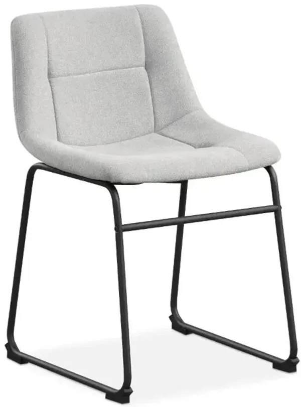 Eamon Gray Dining Chairs, Set of 2